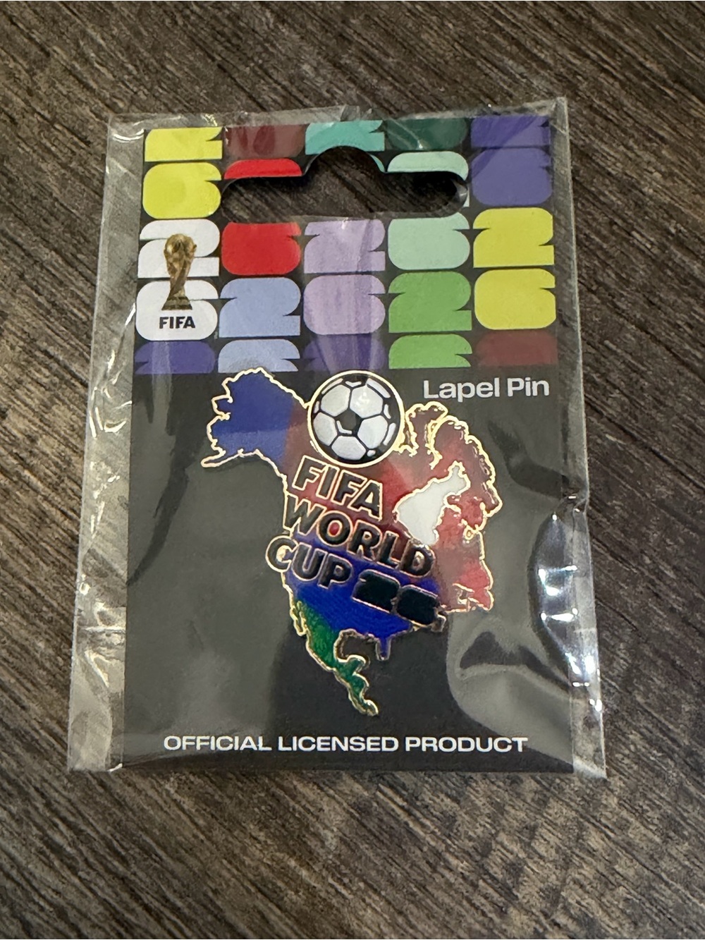 FIFA World Cup Multicolor Enamel Lapel Pin - Official